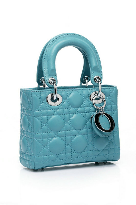 mini lady dior lambskin leather bag 6328 sky blue